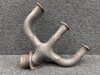 2254003-3 Lycoming O-540-J3C5D Exhaust Stack Assembly LH with Riser, Probe Holes