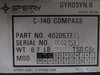 4019190-13, 4020577-3 Honeywell C-14A Gyrosyn Compass with Synchronizer