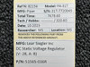 Lear Siegler 51565-016R Lear Siegler Inc DC Static Voltage Regulator (Volts: 28, Amps: 8) 