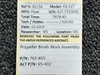 Piper Aircraft Parts 763-855 (Alt: 65-402) Piper PA-31T Propeller Brush Block Assembly 