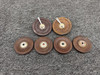 S-378-4, MS20220-2 Cessna R182 Pulleys (Set of 6)