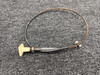 S1517-16 (Use: S1517-7) Cessna R182 Fuel Strainer Drain Control Cable (27-1/2”)