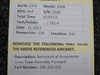 206-321-021 Bell 206B Aeronautical Accessories Cross Tube Assembly Forward