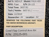 23125-001 Piper PA24-400 Cowl Flap Control Arm RH