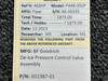 3D2387-01 BF Goodrich De-Ice Pressure Control Valve Assembly