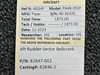 82847-002 (Cast: 82846-2) Piper PA46-350P Aft Rudder Sector Bellcrank