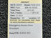 82650-002 Piper PA46-350P Emergency Access Door Structure