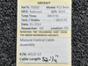 A522-12 Robinson R22 Beta Mixture Control Cable Assembly (Length: 52-1/4”)