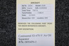 0850456-1 Continental IO-470-V Air Oil Separator