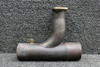 0850600-43 (Use: 0850600-154) Continental Exhaust Riser LH Center w Probe Hole