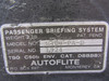B400-PA-D Autoflite Passenger Briefing System