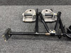 Piper Aircraft Parts 63459-019 Piper PA28-181 Rudder Pedal Assembly w Dual Toe Brakes and Pedals 