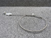 Cessna Aircraft Parts S1268-13 Cessna 182N Defrost Control Cable Assembly (Length: 36") (Knob Missing) 