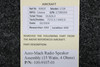 100-9107-01 Aeromach Radio Speaker Assembly (15 Watts, 4 Ohms)