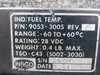 9053-3005 INSCO Fuel Temperature Indicator (Worn)