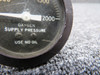 800435 Oxygen Supply Pressure Indicator (Black) (Scratched Face)