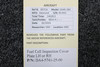 DA4-5741-25-00 Diamond DA40-180 Fuel Cell Inspection Cover Plate LH or RH