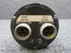 Instruments Inc 511-01 (Alt: C668017-0101) Instruments Dual Tachometer Indicator (Worn Face) 