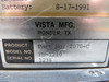 2078-C Vista MFG PS-1210 Power Supply