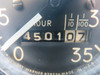 829726 Stewart-Warner Recording Tachometer Indicator (Hours: 4501.07)