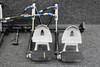 67180-004 Piper PA28R-201 Dual Rudder Pedal Bar Assy w Pedals, Brake Cylinders