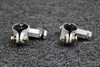 MS27406-T6 (Alt: 554-918) Piper PA28R-201 Cowl Support Mount Clamp Set of 2