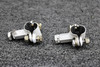 MS27406-T6 (Alt: 554-918) Piper PA28R-201 Cowl Support Mount Clamp Set of 2