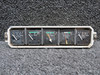 95241-017 Piper PA28-140 Engine Gauge Cluster Assembly (Cover Damaged)