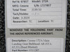 0511287 Cessna 172A Main Landing Gear Bulkhead Aft (STA: 65.33) (Bead Blasted)