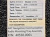 40550-0001 ARC Navigation Communication Radio Mounting Tray Assembly