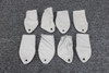 Piper Aircraft Parts 49102-002 Piper PA31-350 Seat Belt Fitting Shroud Set of 8 