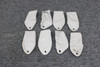 Piper Aircraft Parts 49102-002 Piper PA31-350 Seat Belt Fitting Shroud Set of 8 