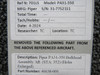 Piper Aircraft Parts 40638-000 Piper PA31-350 Bulkhead Assembly Aft. (STA: 352) (Holes Enlarged) 