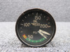 S-208-5 LearJet Dual Oil Pressure Indicator (Worn, Faded Face)