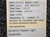 Sylvania Hopper Light Assembly (Has Corrosion)