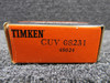 08231 Timken Tapered Roller Bearing Cup (New Old Stock)