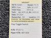 4TL57-1 (Alt: 487-839) Piper PA30 Flap Toggle Switch