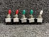Series F Carling Technologies 2 and 3 Position Toggle Switch Set of 5