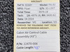 22470-006 Piper PA30 Cabin Air Control Cable Assembly (Length: 43”)
