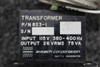 Avtech Corp. 823-1 (Alt: 50-384201) Beech C90 Avtech Transformer (115V) 