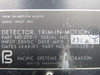 Pacific Systems 225-1 (Alt. 6608326-2) Pacific Systems Trim-In-Motion Detector (Worn Holes) (28V) 