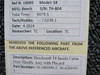 36-380099-3, 36-420015-1 Beechcraft 58 Inside Cabin Door Handle with Placard
