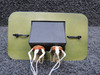 Beechcraft 58 Phone and Mic Jack Set with Housings, Mounting Plates, Placard