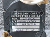 4000-1002 Aerosonic Corp 8 Day Clock, Lighted