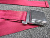 S-1746-Z-1 Cessna 182R Aft LH, RH Seat Belt Set (Red)