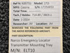 ELT10 Narco Emergency Locator Transmitter Mounting Tray