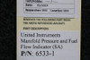 6533-1 United Instruments Manifold Pressure and Fuel Flow Indicator (SA)