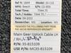 35-815109 Beech 35-C33 Cable Main Gear Uplock Assy (Length: 57-3/4")