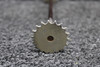 0761210-1, 0713653-2 Cessna 182H Rudder Trim Sprocket and Shaft Assembly