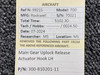 300-810201-11 Rockwell 700 Main Gear Uplock Release Actuator Hook LH
